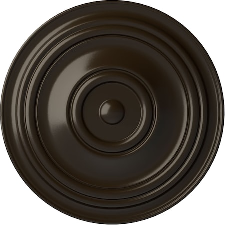Ekena Millwork Traditional Ceiling Medallion (Fits Canopies up to 8 1/4"), 31 1/2"OD x 2 1/2"P, Stone Hearth CM31TRSHF